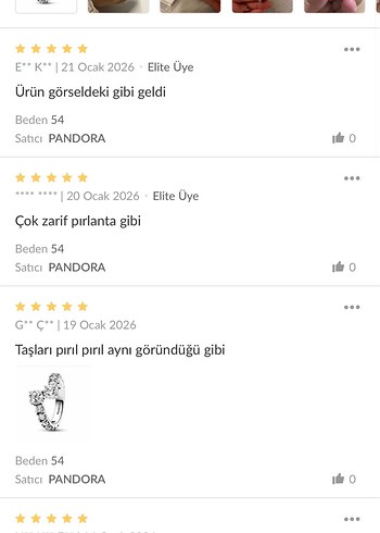 *ORİJİNAL PANDORA Işıltılı Kesişimli no.54 Tektaş Yüzük - Görsel 3