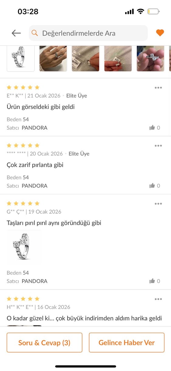 *ORİJİNAL PANDORA Işıltılı Kesişimli no.54 Tektaş Yüzük - Görsel 3