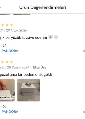 ORİJİNAL PANDORA Timeless PAVE Elegant 48 numara Yüzük - Görsel 5