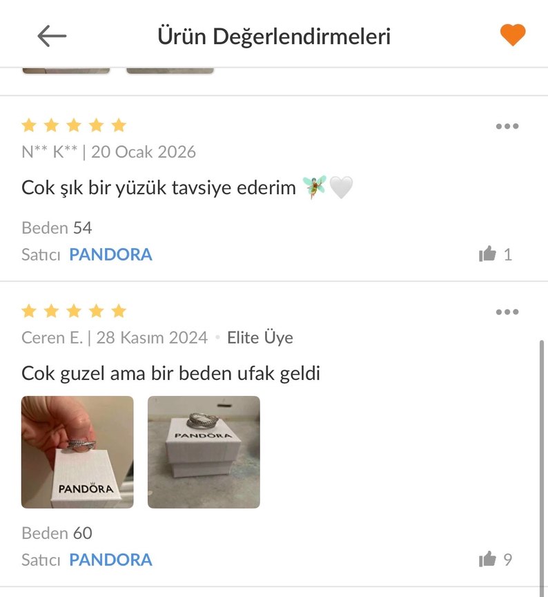 ORİJİNAL PANDORA Timeless PAVE Elegant 48 numara Yüzük - Görsel 5