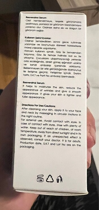  Beden Skinmaster Resveratrol Serum