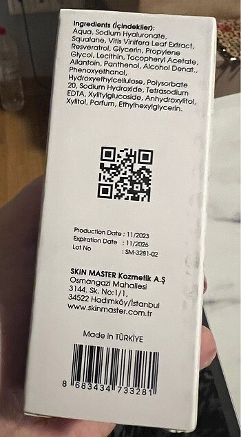 Diğer Skinmaster Resveratrol Serum