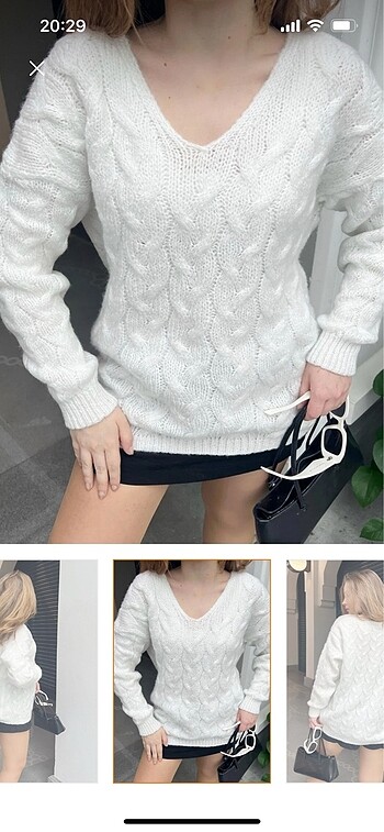 TRENDYOLDA 515 TL-SAÇ ÖRGÜ KAZAK