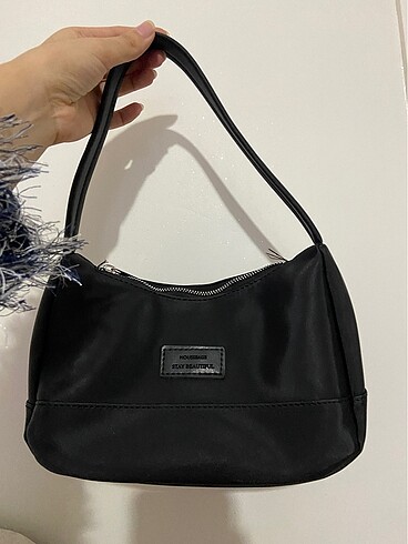 Housebags siyah kol çantası