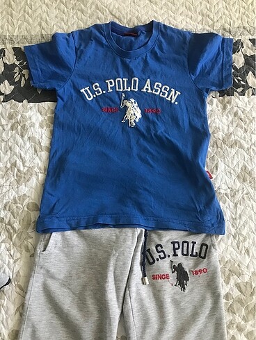 Us Polo şort Tshirt takım 6-7 yaş