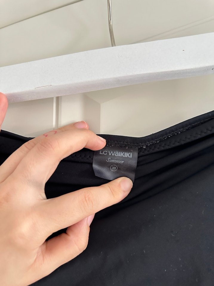 Düz Siyah Kadın Bikini Altı - Görsel 2