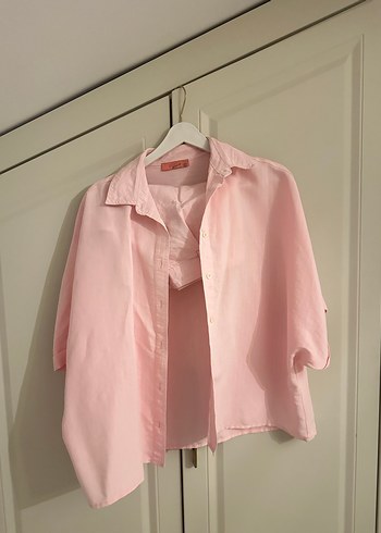 Pembe Mini Kadın Şort Takım - Görsel 2