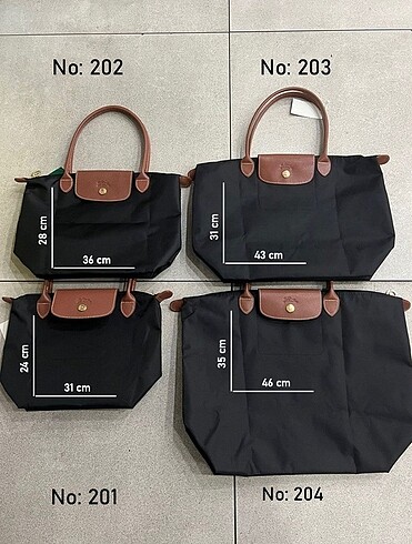  Beden Siyah 203 Longchamp