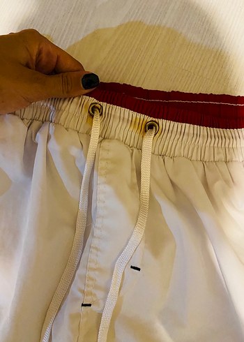 Beyaz Mini Erkek Mayo Şort - Görsel 3