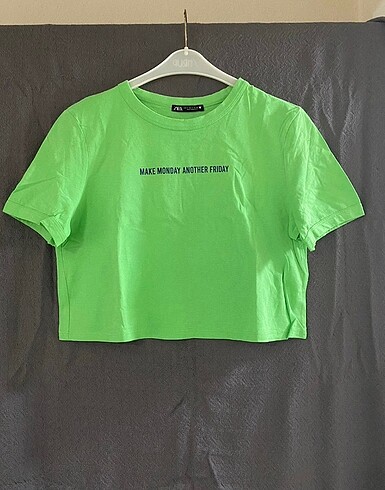 s Beden Zara İkili Kısa Tshirt