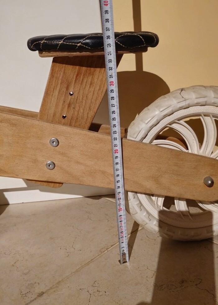 Denge Bisikleti Ahşap, Yumuşak sele - Görsel 4