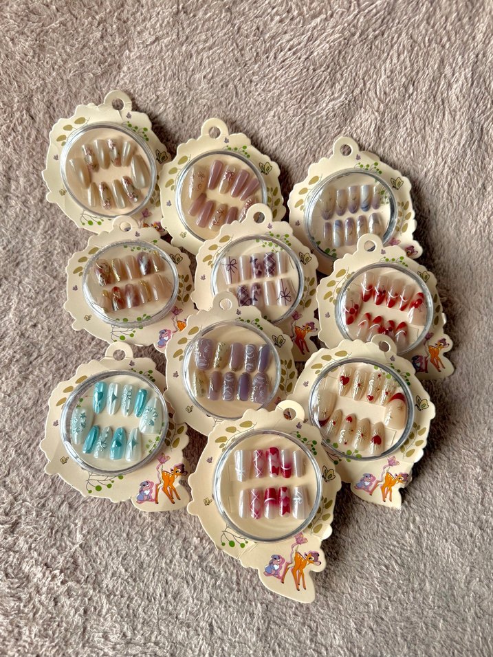 Yıldızlı Nail Art Takma Tırnak Seti — görsel 12/12