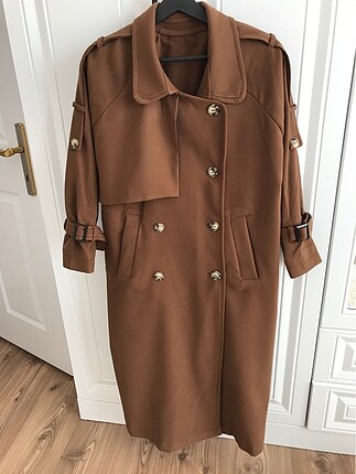 Oversize kaşe kaban