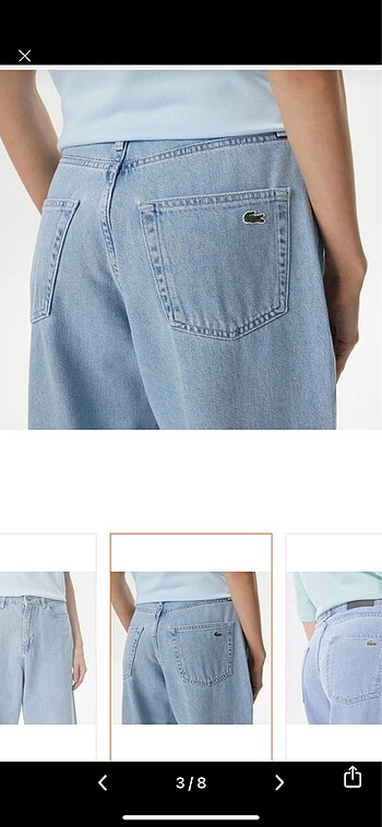 xs Beden Lacoste yeni sezon kot jean 24 beden