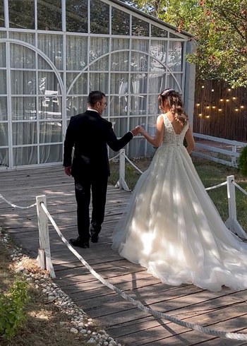 Gelinlik 38-40 Beden Uyumlu - Görsel 4