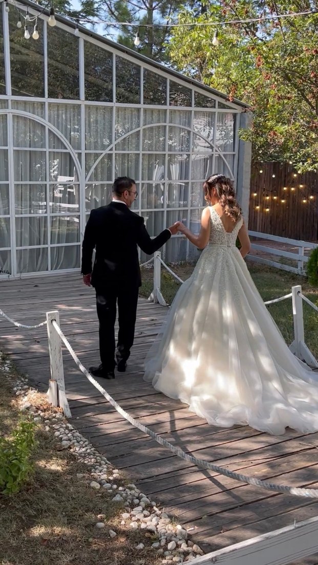 Gelinlik 38-40 Beden Uyumlu - Görsel 4