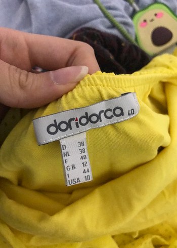 Sırtı açık sarı elbise - Görsel 5