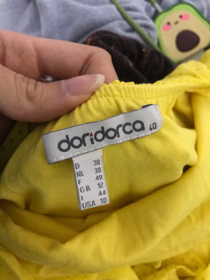 Sırtı açık sarı elbise - Görsel 5