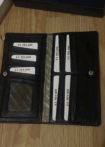 U.S. Polo Assn. Siyah Deri Kadın Cüzdan - Görsel 3