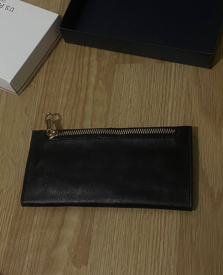 U.S. Polo Assn. Siyah Deri Kadın Cüzdan - Görsel 4