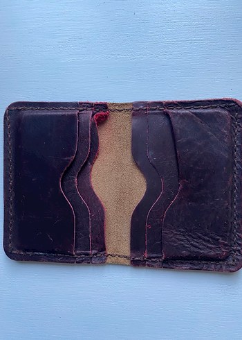 Kahverengi Vintage Desenli Erkek Cüzdanı - Görsel 4