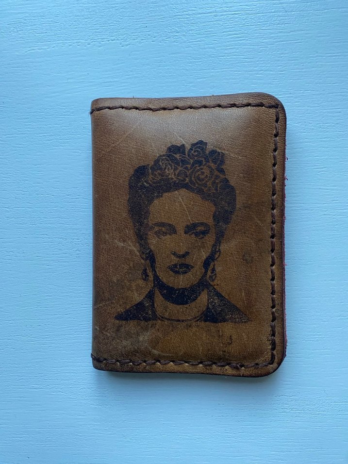 Kahverengi Vintage Desenli Erkek Cüzdanı - Görsel 3