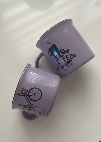 American Vintage Mor Renkli Kahve Kupaları