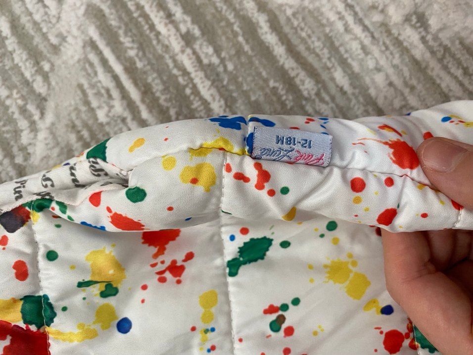 Renkli Düğmeli çocuk şişme Montu - Görsel 4