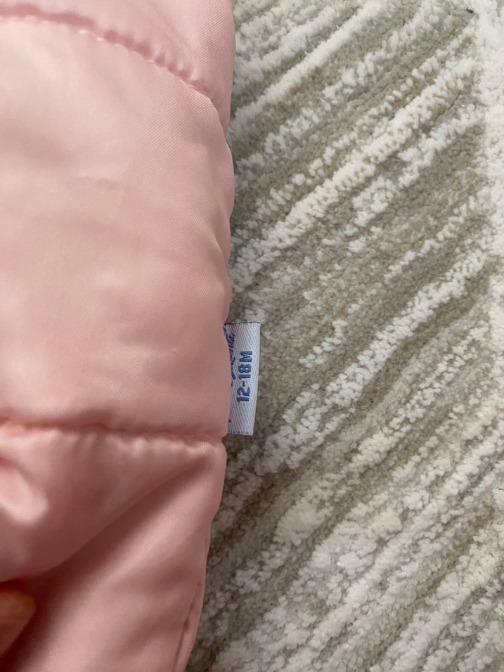 Kız Çocuk Pembe Kapüşonlu Fermuarlı Yelek - Görsel 4