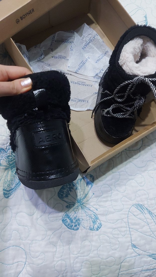 Aeropostale Siyah 34 numara kar  Botu - Görsel 5