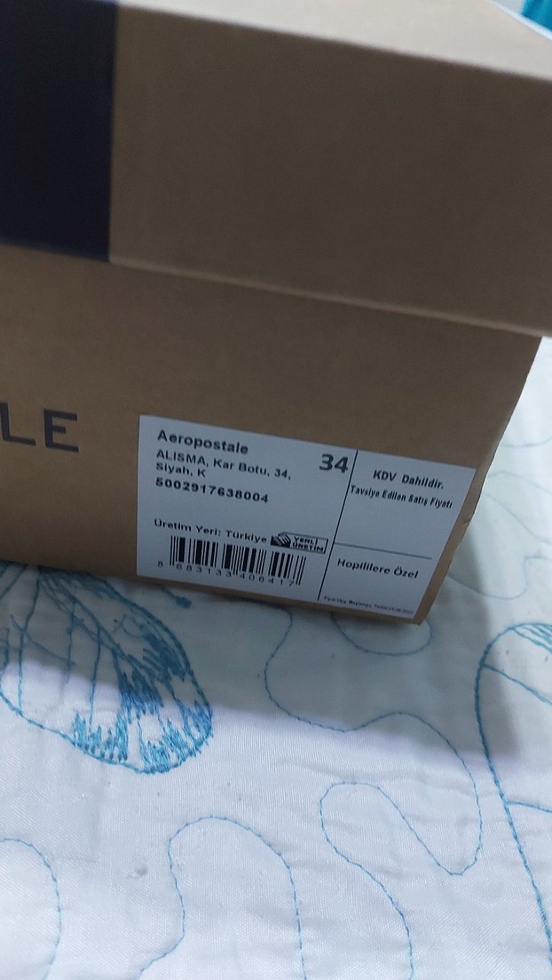 Aeropostale Siyah 34 numara kar  Botu - Görsel 2