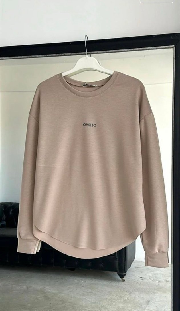 Bej Kadın Rahat Kesim Eşofman Takımı - Görsel 2