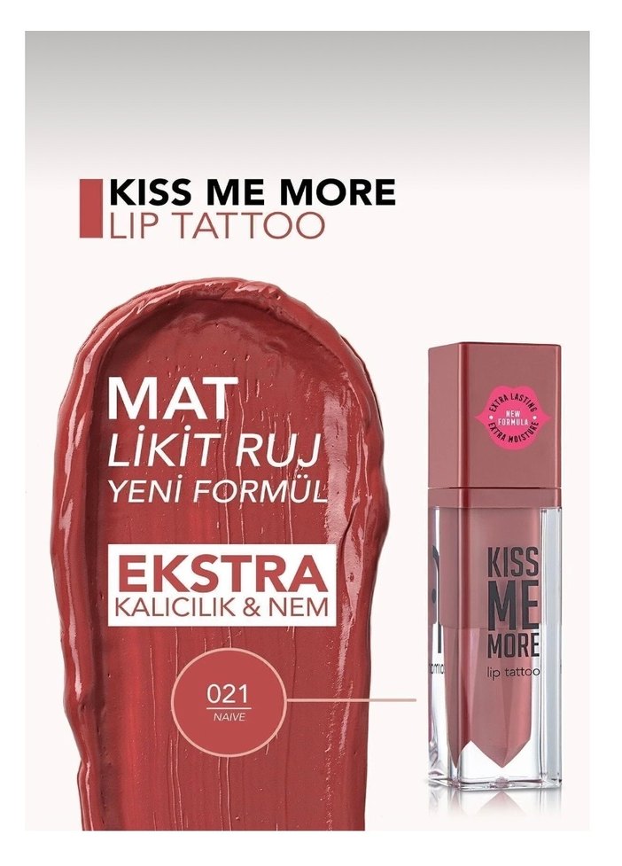 Pastel Şeftali Ton Mat Likit Ruj - Görsel 3