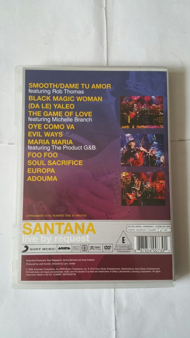 Santana Live By Request - Platinum Collection DVD - Görsel 2