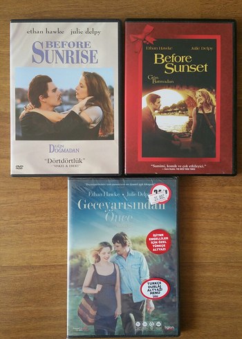 Before Sunrise, Sunset ve Geceyarısından Önce DVD Seti