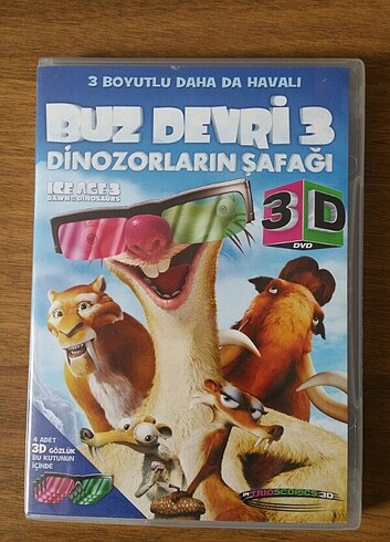 Buz Devri-3 3D Animasyon Dvd Film.