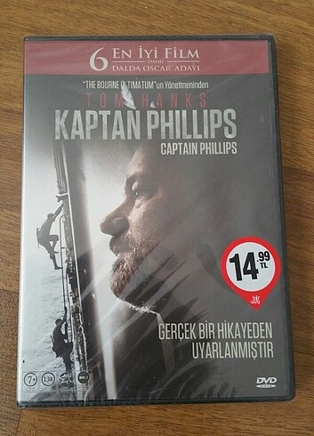 Kaptan Phılıps Ambalajında Dvd Film.