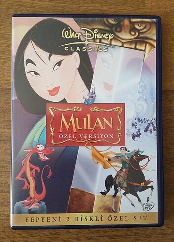 Mulan 2 diskli Animasyon Dvd Film 