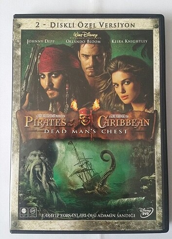 Karayip Korsanları Ölü Adamın Sandığı Dvd Film.