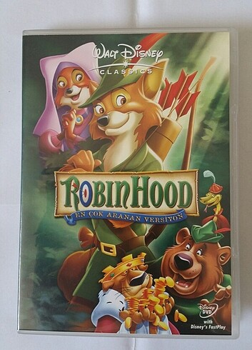 Robın Hood Animasyon Dvd Film 