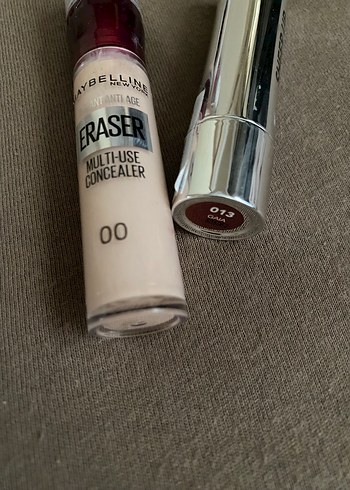 Beden Maybelline New York kapatıcı ve Flormar ruj