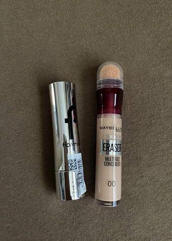 Maybelline New York kapatıcı ve Flormar ruj