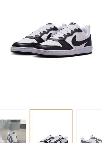 Nike Nike Beyaz siyah Kadın Spor Ayakkabı