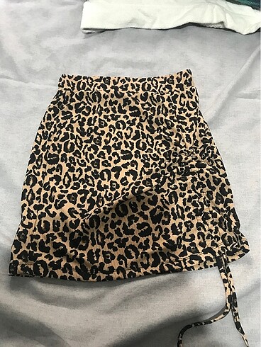 Leopar mini etek
