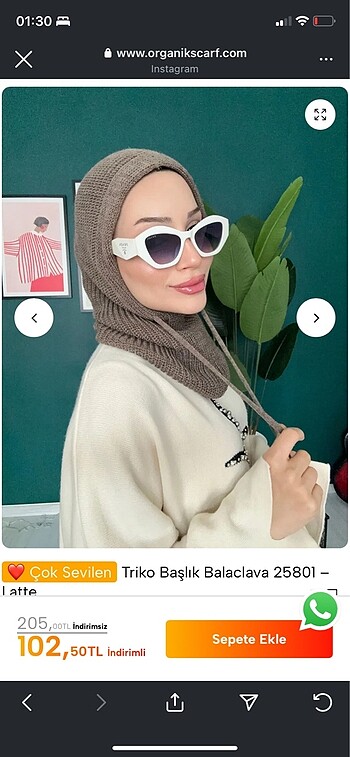 Beden camel Renk Tesettür triko başlık