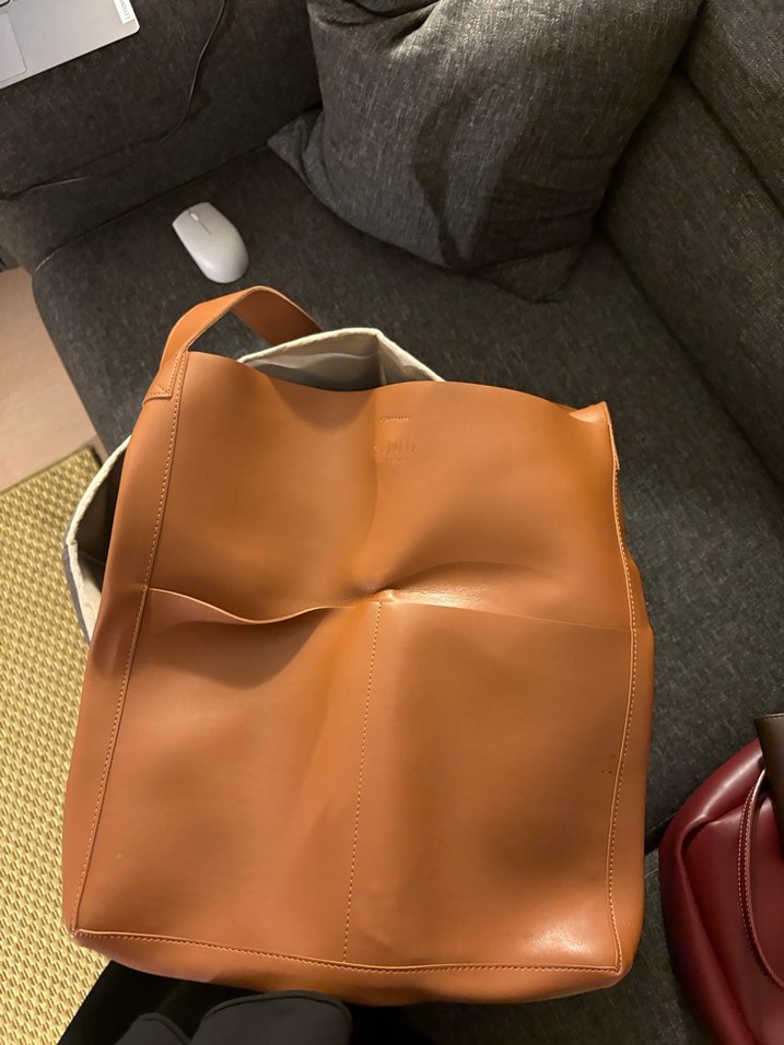 Kahverengi Deri Kadın Çanta - Görsel 2