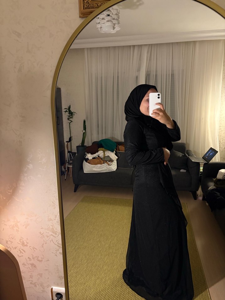 Abiye bir kere giyildi 44 bedene kadar giyebilir - Görsel 3