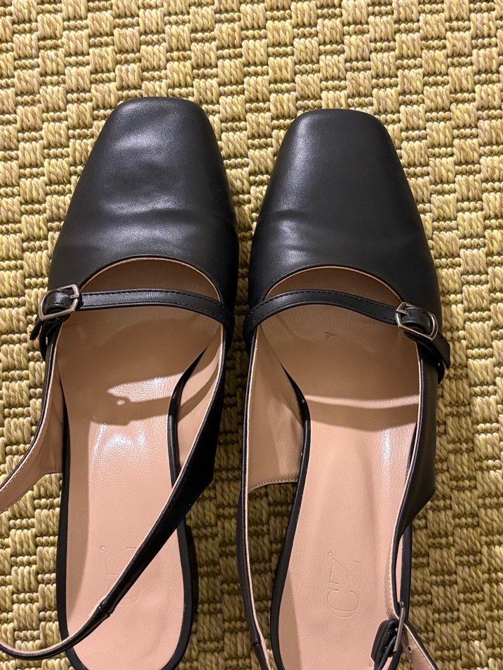 Siyah Tokalı Topuklu Kadın Ayakkabı - Görsel 2