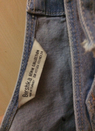 xs Beden bershka kısa kot tulum