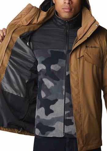 Bej Kapüşonlu Columbia Outdoor Mont - Görsel 2